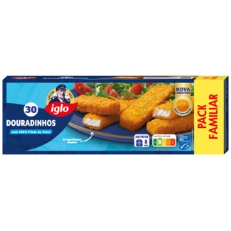 Iglo Capitão Douradinhos de Peixe 30 Unidades embalagem 840 g