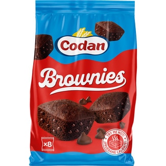 brownies con chocolate 8 unidades