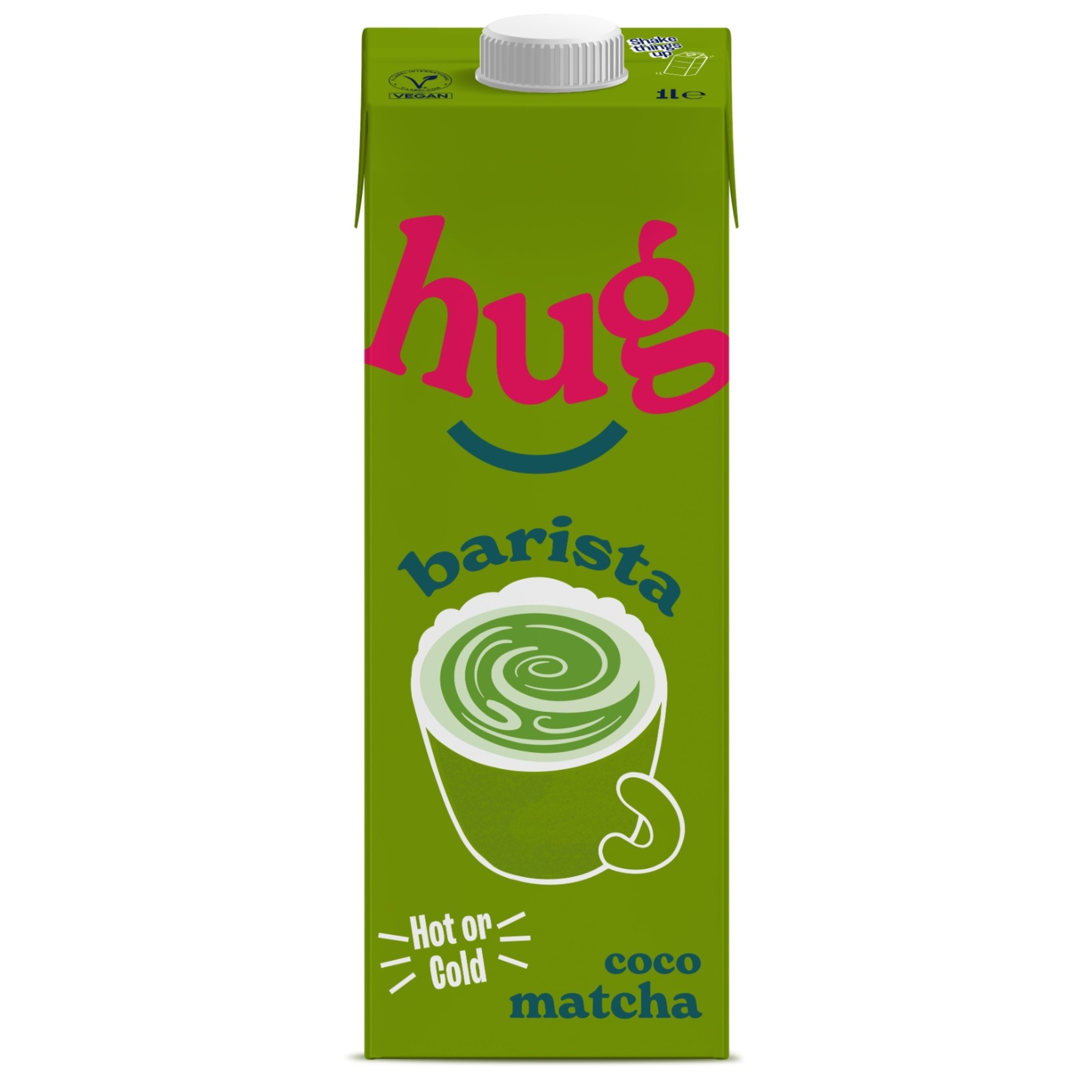 Shoyce Hug Bebida Vegetal de Coco e Matcha Barista, 1L