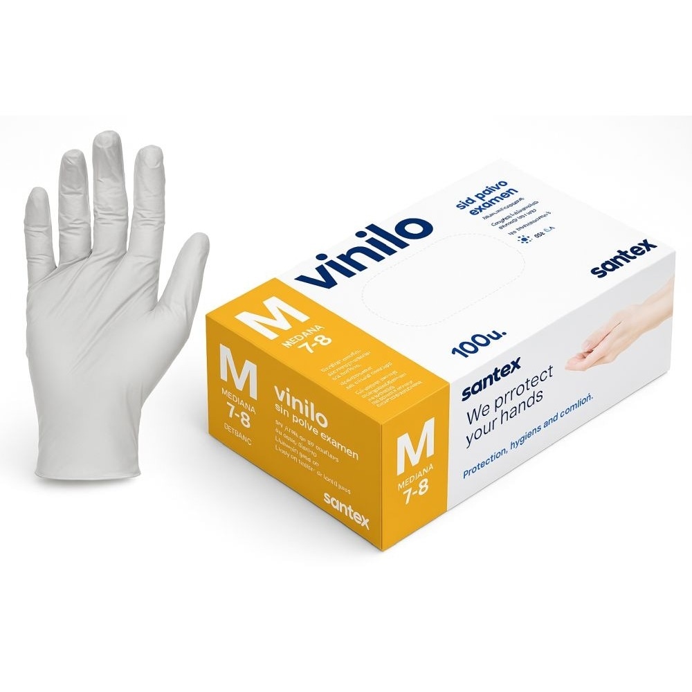 GUANTES VINILO SANITARIO