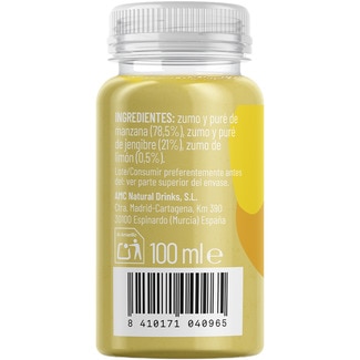 Shot jengibre botella 100 ml - Via Nature