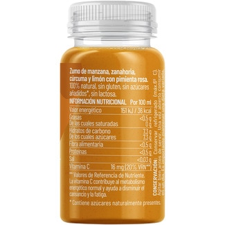 Shot cúrcuma botella 100 ml - Via Nature