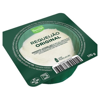 Santiago Requeijão Natural Pasteurizado embalagem 170 g