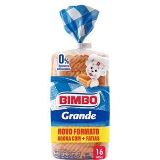 Bimbo Pão de Forma Branco embalagem 430 g