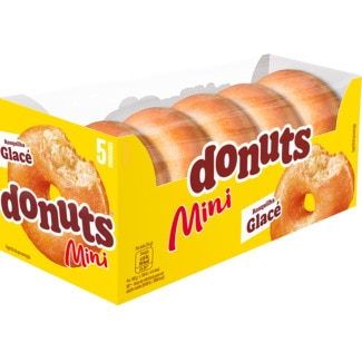 Donuts Glacé Mini 5 Unidades embalagem 120 g
