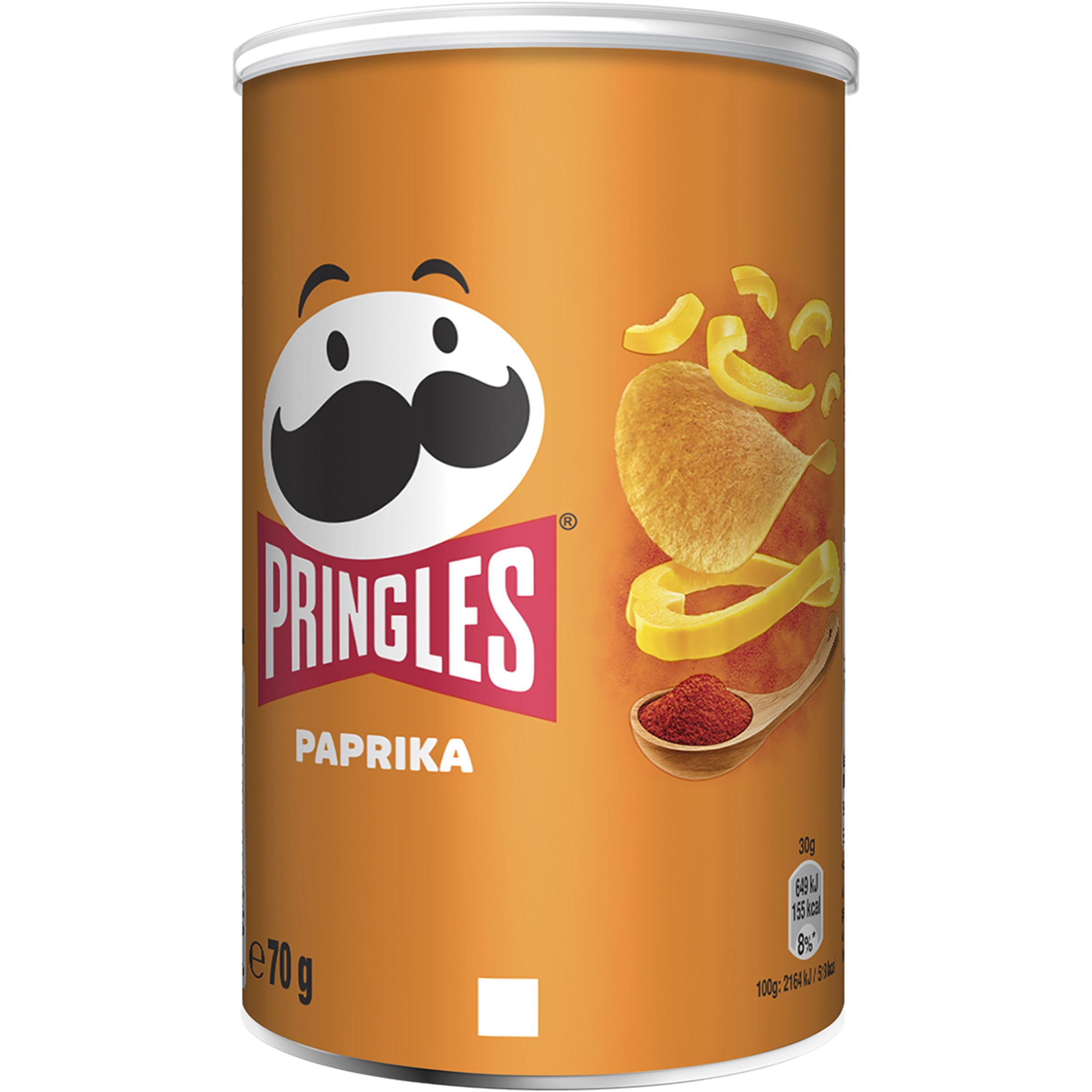 Aperitivo frito de patata sabor Paprika lata 70 g - Pringles