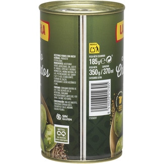 Aceituna verde con hueso aliñada al estilo chupadedos lata 185 g neto escurrido - La Española