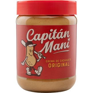 Crema de cacahuete original tarro 500 g - Capitan Mani