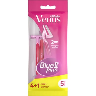 Maquinilla depilatoria desechable Blue II Plus bolsa 4 unidades - Gillette Venus