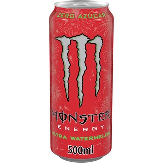 Bebida energética con taurina y ginseng zero azúcar lata 50 cl - Monster Energy