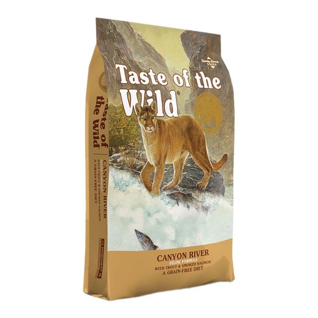 Taste of the Wild - Pienso para gatos Taste Wild Canyon River trucha y salmón ahumado 2 kg.