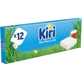 Queso natural 12 porciones KIRI