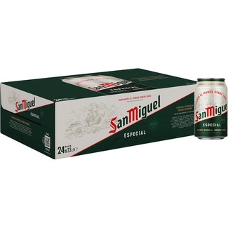 cerveza rubia especial pack 24