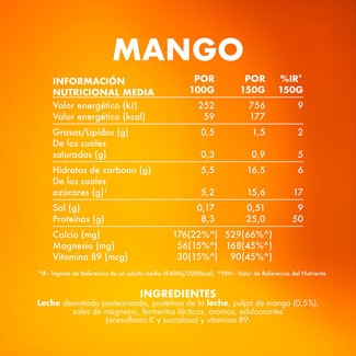 Proteínas líquido sabor mango desnatado 0,4% m.g. botella 300 g - Danone Yopro