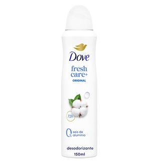 Dove Desodorizante Spray Original 0% Alumínio embalagem 150 ml