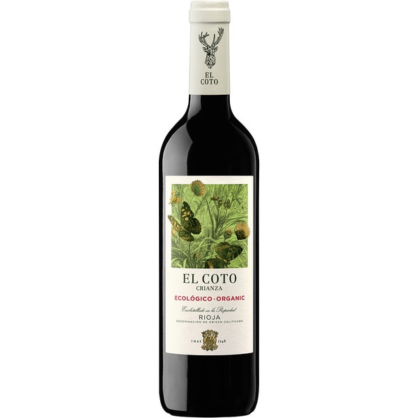 vino tinto crianza ecológico DOCa Rioja botella 75 cl - El Coto