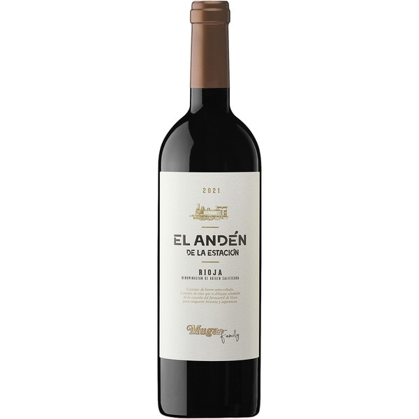 El Andén de la Estación vino tinto tempranillo crianza DOCa Rioja botella 75 cl - Muga