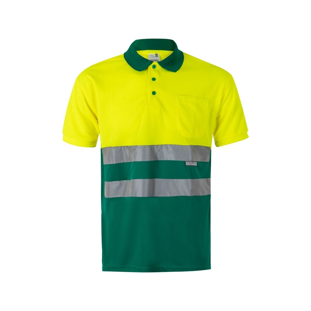 POLO BICOLOR MANGA CORTA