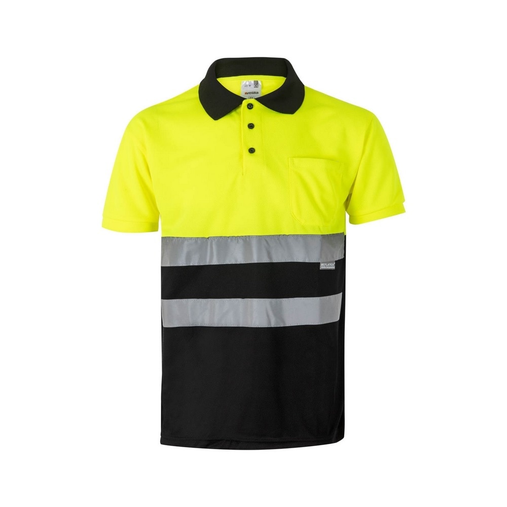POLO BICOLOR MANGA CORTA