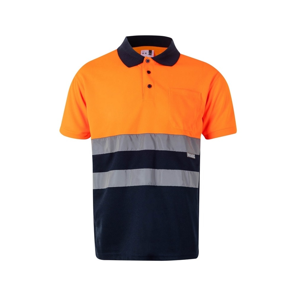 POLO BICOLOR MANGA CORTA