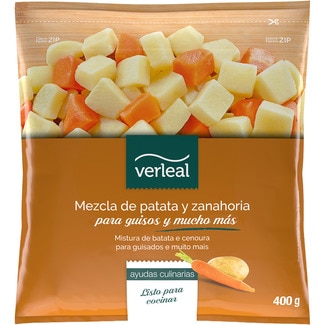 Mezcla de patata y zanahoria para guisos bolsa 400 g - Verleal