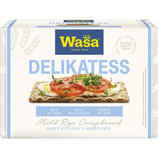Delikatess pan tostado con harina de centeno paquete 270 g - Wasa