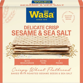 Pan tostado con semillas de sésamo y sal marina paquete 190 g - Wasa