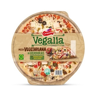 Nobre Vegalia Pizza de Legumes Assados e Queijo Curado Vegan embalagem 360 g