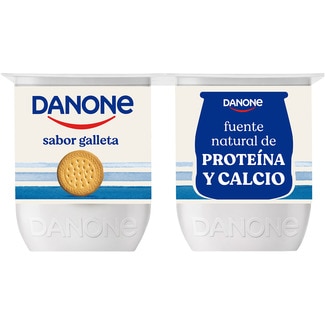 Yogur sabor galleta sin gluten pack 4 unidades 120 g - Danone
