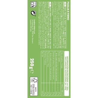 Pasta fresca paglia e fieno al huevo laminada al bronce con huevos frescos 2 raciones envase 250 g - Giovanni Rana