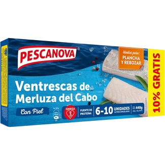Ventresca de merluza estuche 440 g neto escurrido - Pescanova