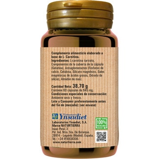 L-Carnitina envase 60 cápsulas - Naturtierra