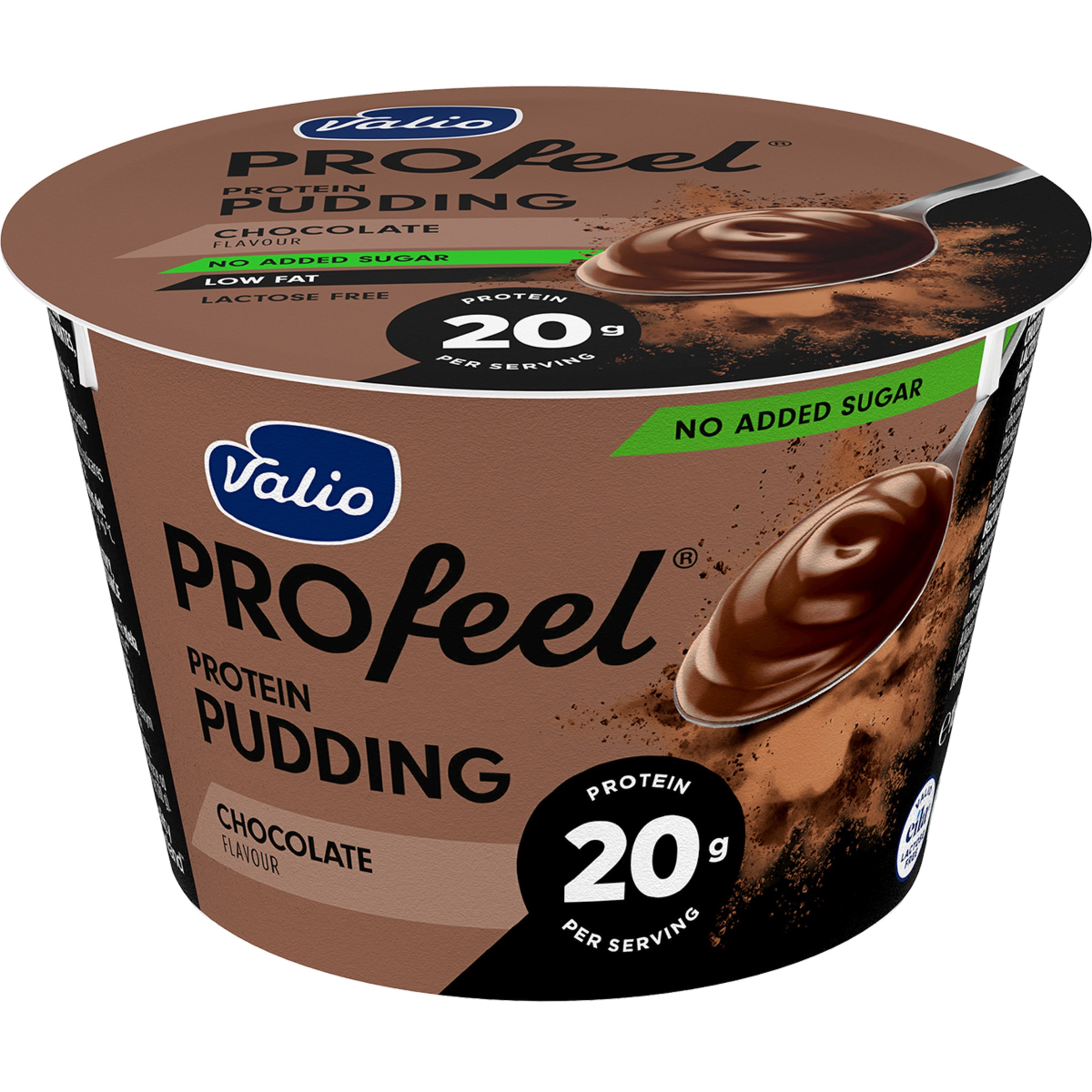 Profeel natillas con proteínas de chocolate sin azúcar añadido envase 180 g sin lactosa - Valio