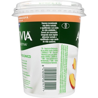 Kéfir con trozos de melocotón y maracuyá envase 380 g - Danone Activia