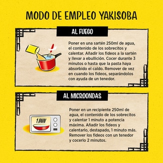 Fusian Yakisoba fideos orientales sabor classic sobre 120 g - Maggi
