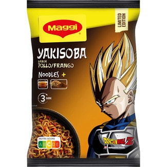 Fusian Yakisoba fideos orientales sabor pollo sobre 120 g - Maggi