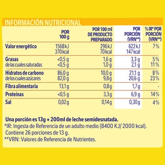 Preparado en polvo instantáneo sabosr plátano bolsa 350 g - Nestle Nesquik