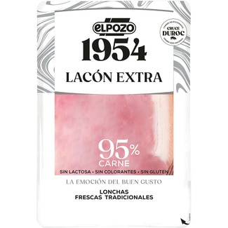 Edición 1954 lacón extra raza Duroc en lonchas sin gluten sin lactosa envase 150 g - Elpozo