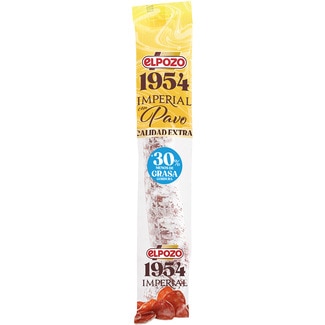 Edición 1954 fuet imperial con pavo sin gluten pieza 250 g - Elpozo