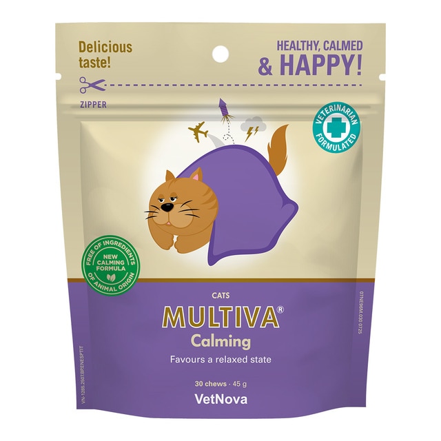 Multiva - Alimento complementario para gatos Vetnova Multiva Calming 30 chews