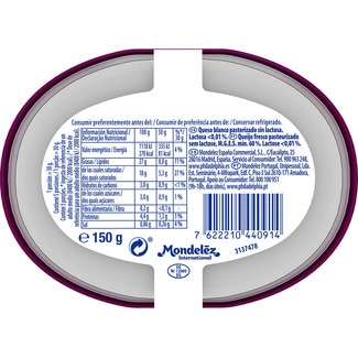 Queso de untar blanco sin lactosa tarrina 150 g - Philadelphia