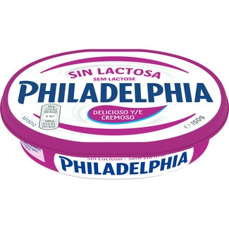Queso de untar blanco sin lactosa tarrina 150 g - Philadelphia