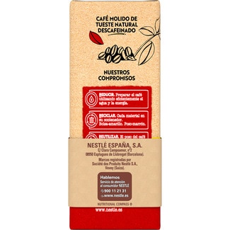Café descafeinado molido intensidad 7 pack 2 paquetes 400 g - Bonka