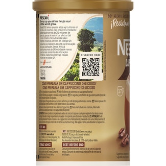 Café soluble Capuccino bote 250 g - Nescafe Gold