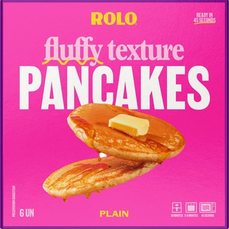 Pancakes Plain 6 unidades 40 g - Rolo