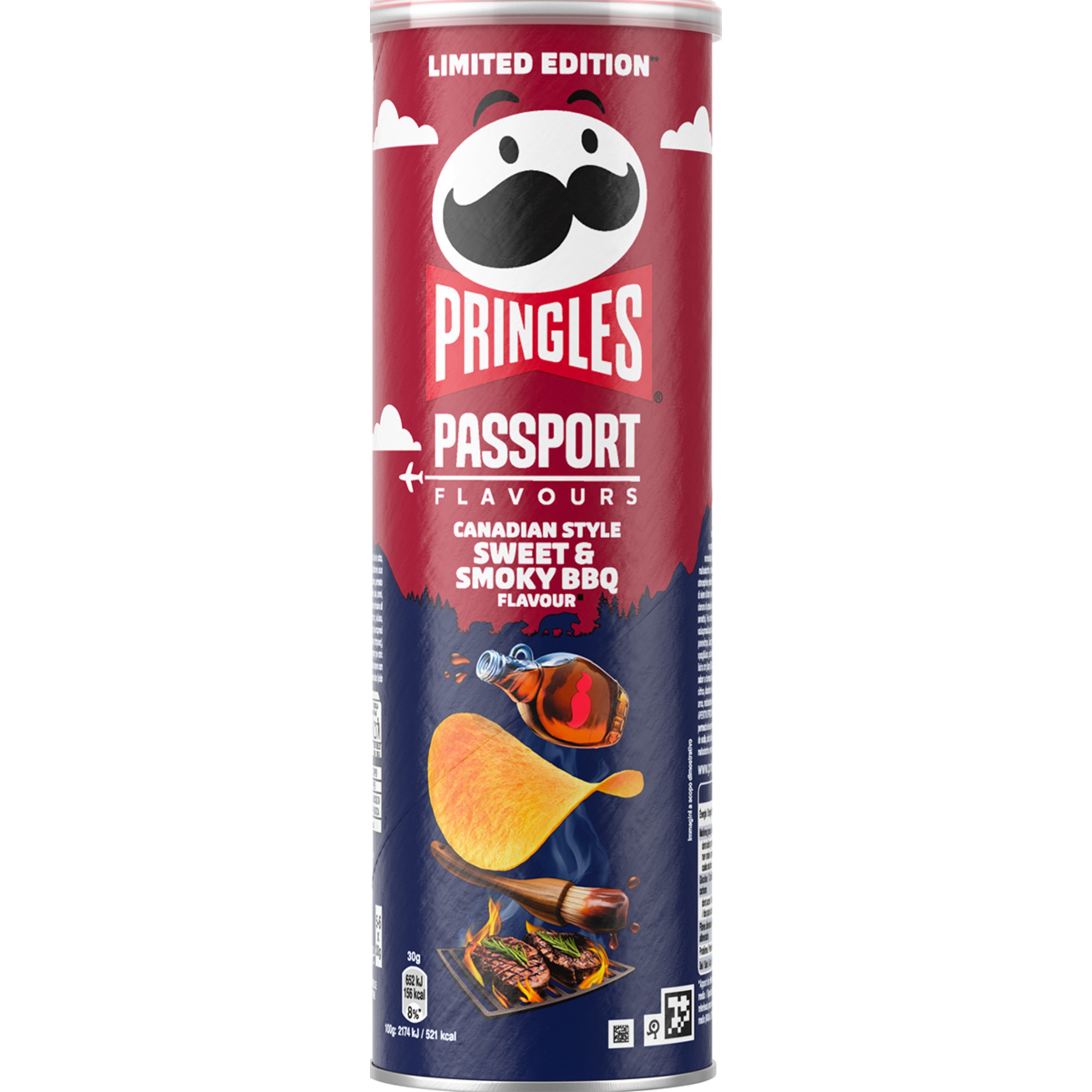 Pringles Aperitivo Canadian Sweet & Smoky BBQ, 165g