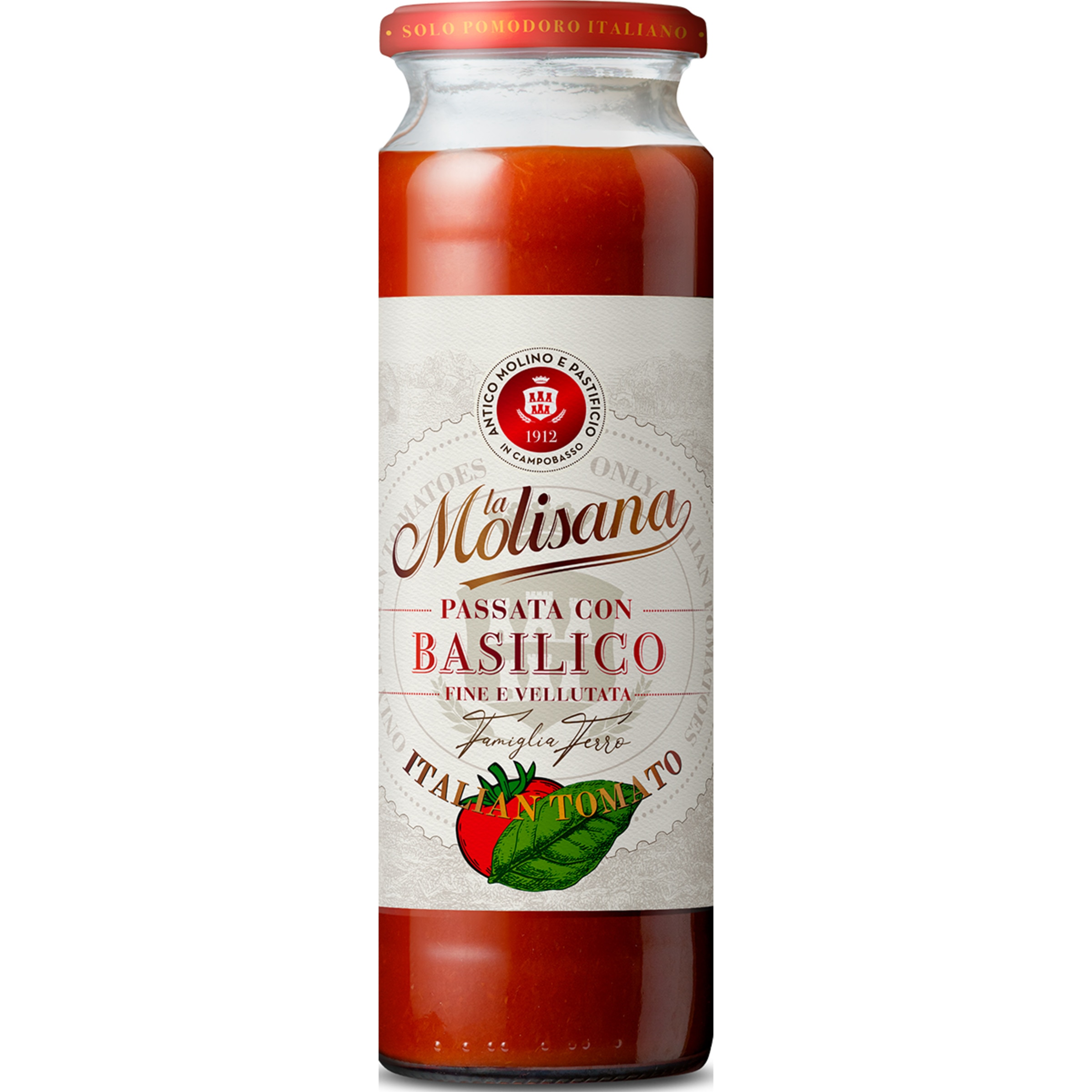 La Molisana Passata com Manjericão, 690g