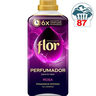 Perfumador para la ropa rosa Fragancia Intensa botella 40 dosis - Flor