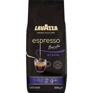 Café en grano natural Expresso barista Intenso intnesidad 9/10 paquete 500 g - Lavazza