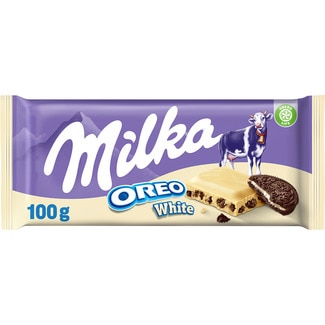 Oreo de chocolate blanco tableta 100 g - Milka